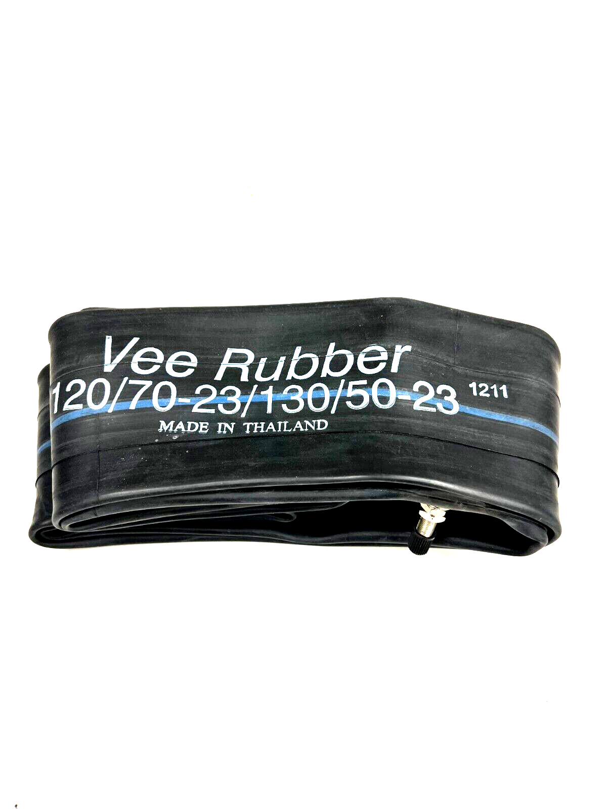 120/70-23 Vee Rubber Inner Tube, Front Metal Center Valve TR4