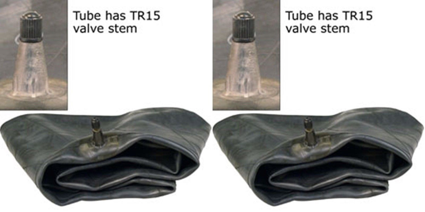 2-NEW 650-18 700-18 750-18 6.50-18 7.00-18 7.50-18 8-18 HEAVY DUTY TIRE INNER TUBES WITH TR15 VALVE STEMS