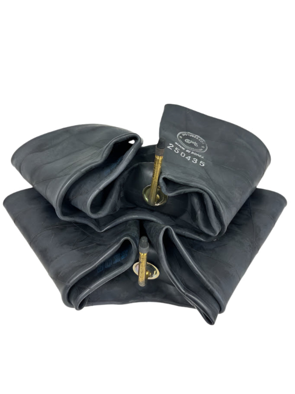 TWO 6.50-10, 7.50-10 TR75 VALVE INDUSTRIAL FORKLIFT TIRE INNER TUBES