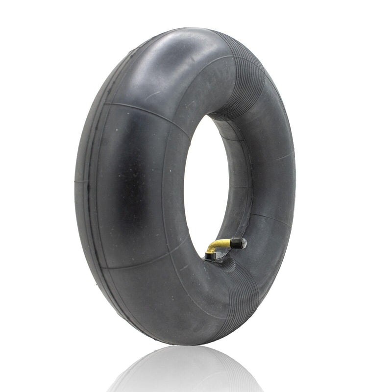 9x3.50-4 2.80-4 2.50-4 Inner Tube with Bent Metal Valve Stem for Hand Trucks, Utility Cart, Lawn Mowers, Wheelbarrows, Dollys, Razor E300 Scooters Skateboard Go Kart ATV ttr50 Parts