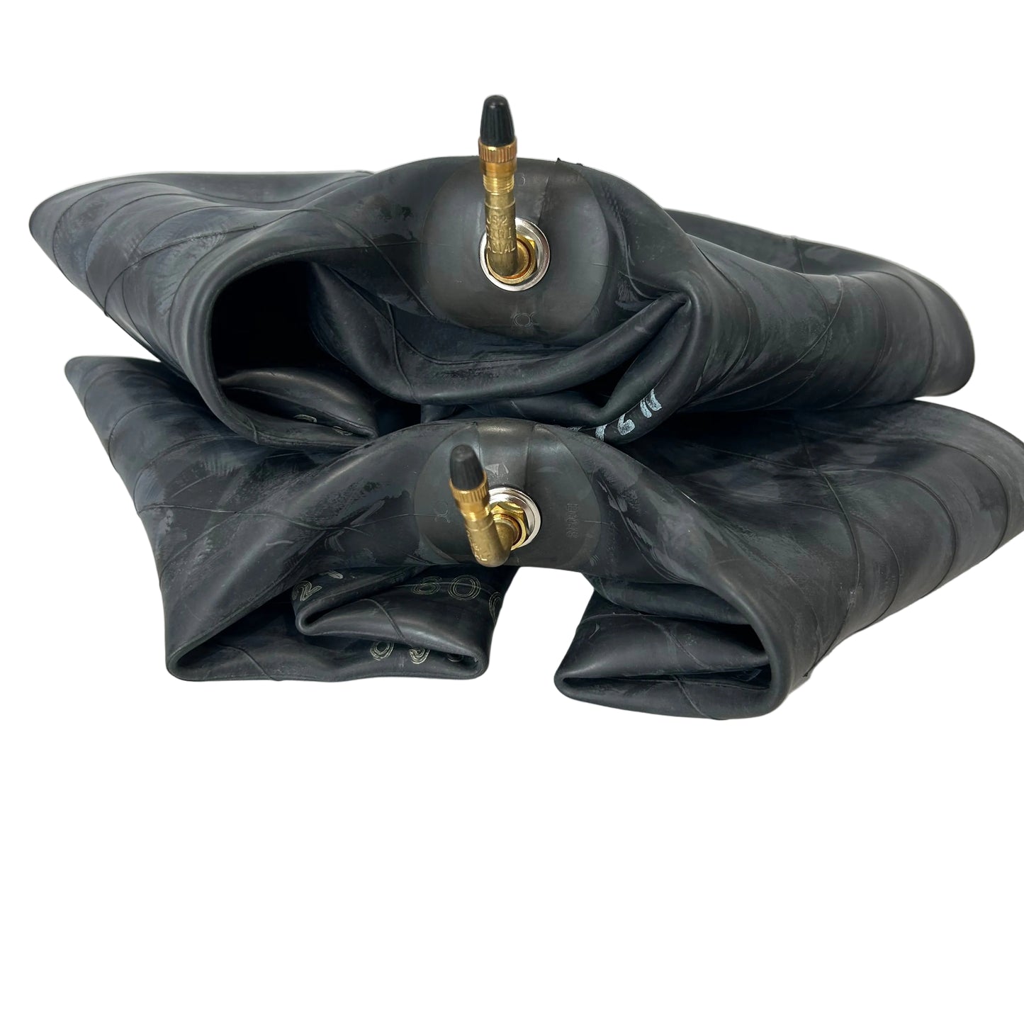TWO NEW 5.00-8 JS2 METAL VALVE INDUSTRIAL INNER TUBES
