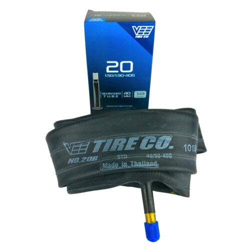 20x1.50/1.90 Vee Bicycle Tire Inner Tube Schrader Valve 20X1.50/1.90