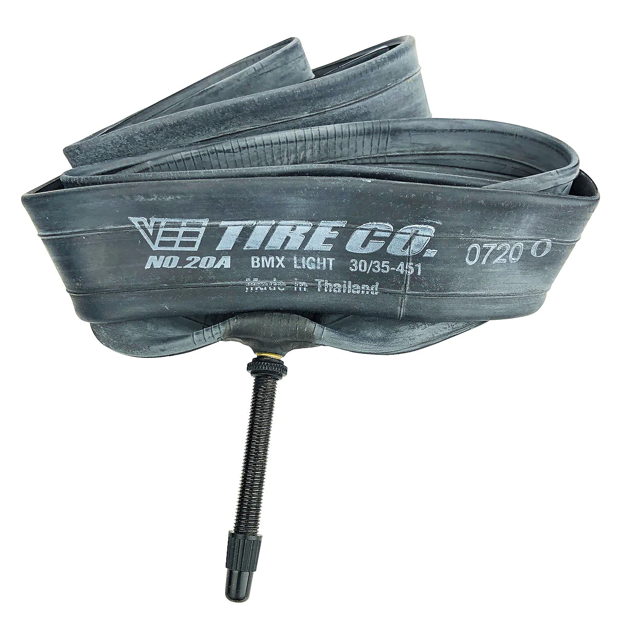 20x1 3/8 FV Vee Bicycle Tire Inner Tube with a 48mm French Presta Valve Stem