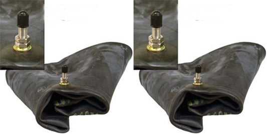 (2) Two New 25x8.00-12 ATV Tubes TR6 Metal Valve Stem 25/8.00-12