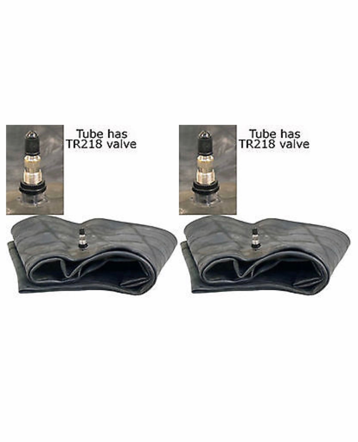 (2) 18.4R16.1 Heavy Duty Tire Inner Tubes TR218 Metal Valve Stem New Pair