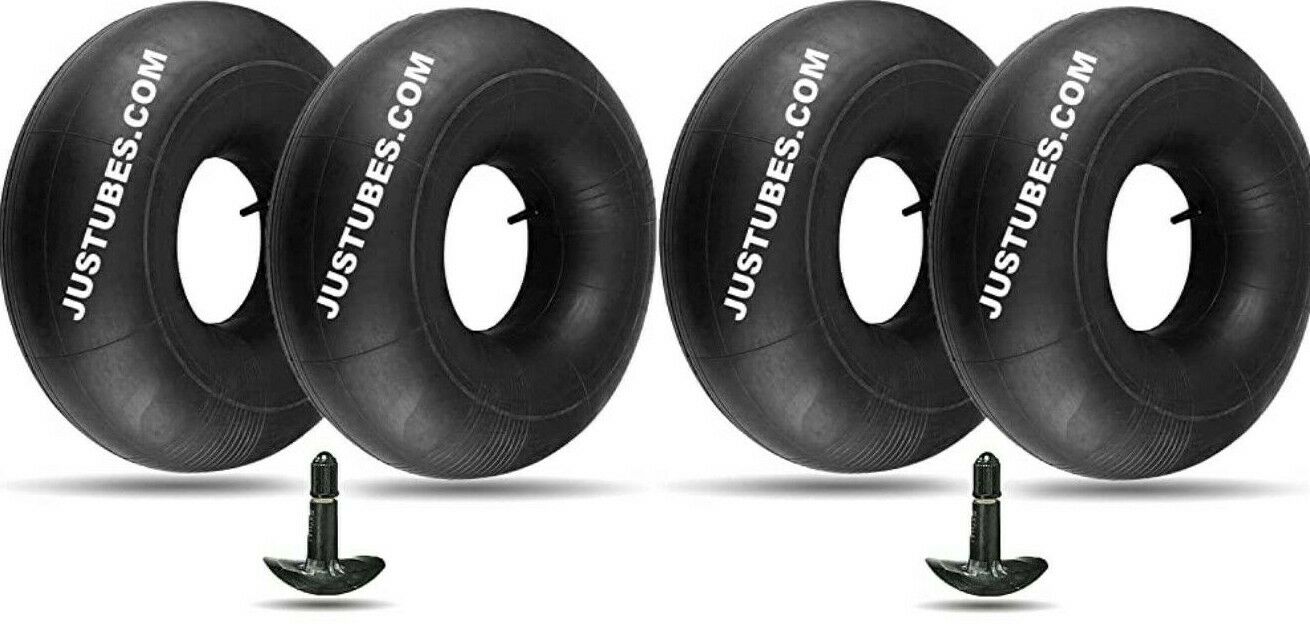 Justubes Lawn Mower Tractor Tire Inner Tube Bundle 2 - 15x6.00-6 & 2 - 20X8.00-8