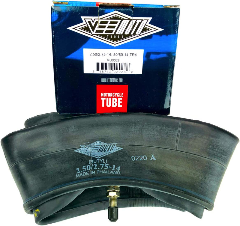 ONE- NEW 2.50/2.75-14  TR4 VALVE INNER TUBE 80/80-14