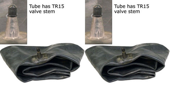 TWO NEW 12R16.5 TR15 VALVE HEAVY DUTY TRUCK TIRE INNER TUBES