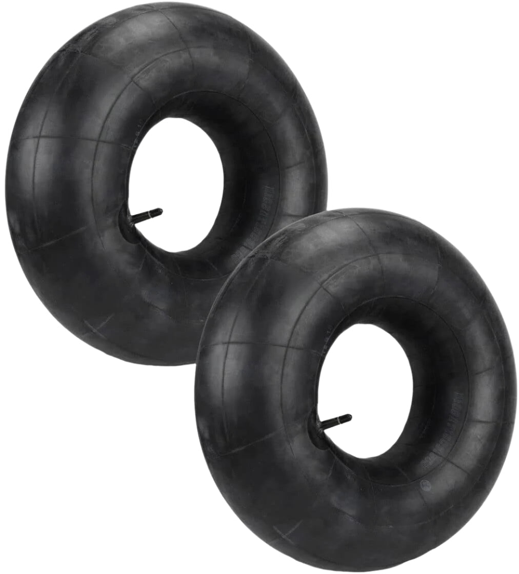 Two 20x8x8, 20x10-8 Rear Lawn Mower Tire Tubes 20X10.00-8 Standard Off Set Valve Stem