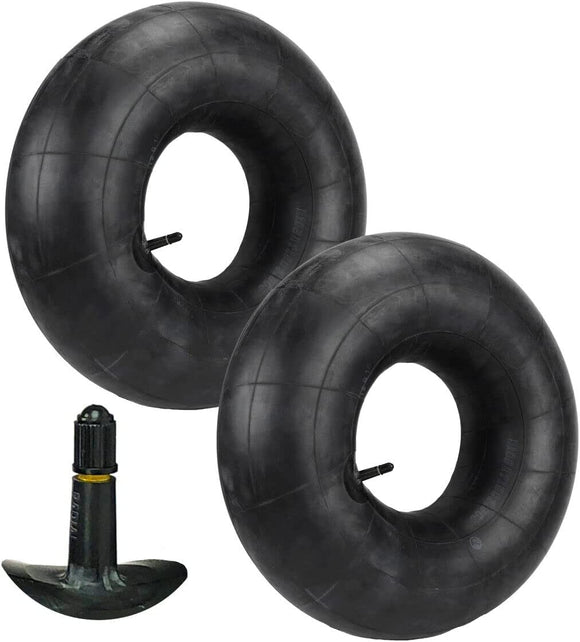 Two 20x8x8, 20x10-8 Rear Lawn Mower Tire Tubes 20X10.00-8 Standard Off Set Valve Stem